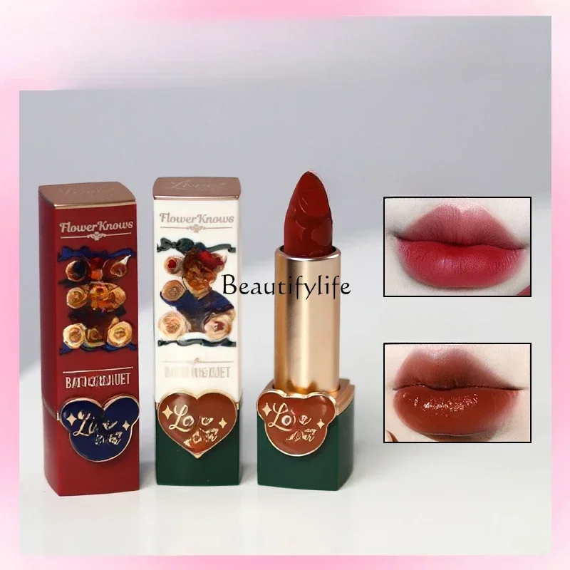 

Flower Know Lipstick Ripple Soft Mist Retro White Velvet Matte Milk Chestnut