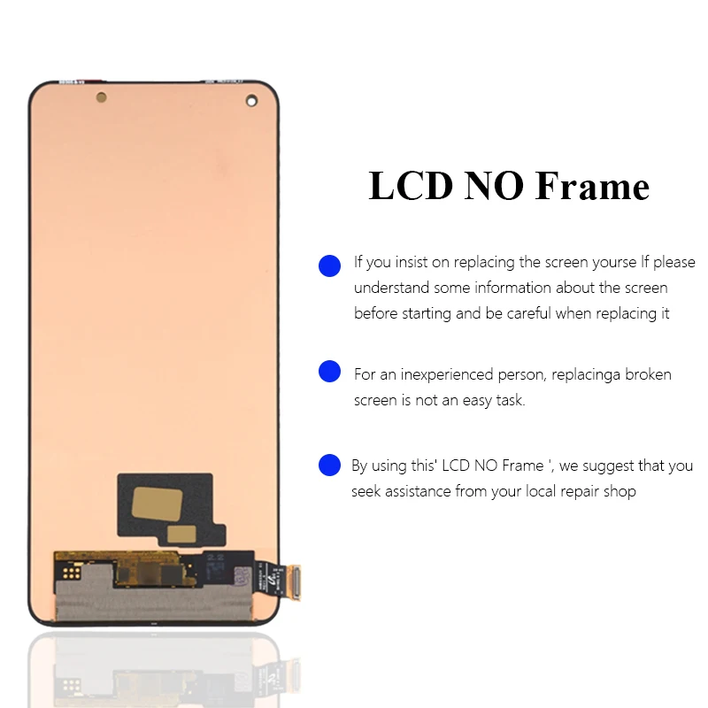 6.7 inch AMOLED For OPPO Realme GT2 Pro RMX3301 RMX3300 LCD Display Touch Screen Digitizer For Realme GT 2 Pro LCD Replacement