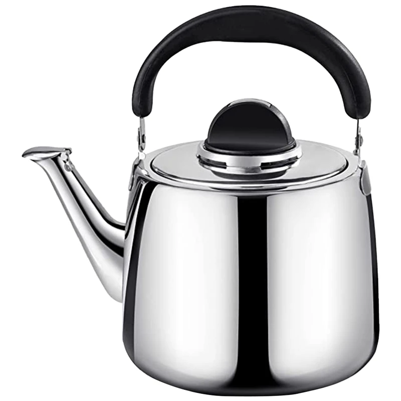 1 Piece 3L Thickened Whistle Kettle Rapid Heating Boiling Water Pot Stainless Steel