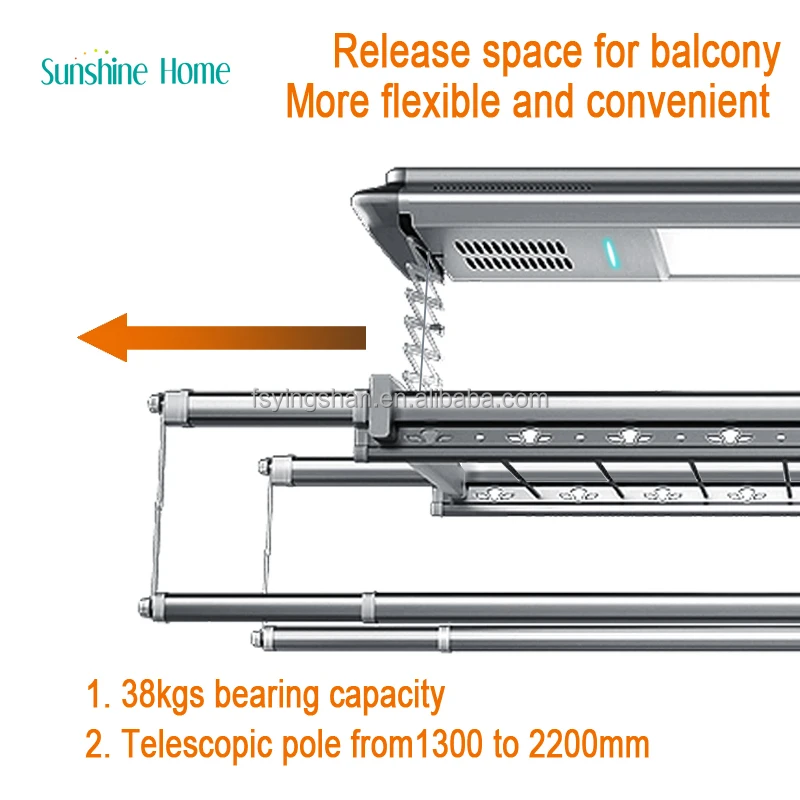 Ceiling Drying Rack Lifting Drying Rack Smart  App Automatic Clothes Drying Rack