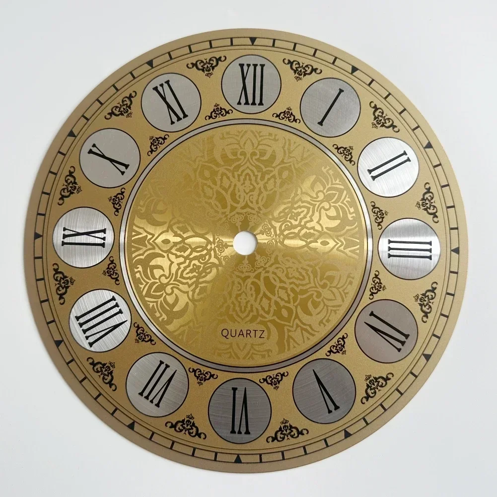 7 In Diameters 180mm Vintage Aluminium Metal Wall Clock Dial Face Roman Numeral Clock Dial Face Replacement Parts & Tools
