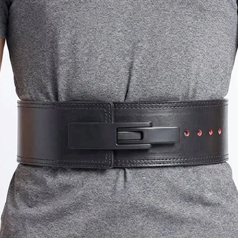 ceinture-de-musculation-epaisseur-10-mm-ceinture-de-powerlifting-a-trous-simples-protection-lombaire-ceintures-d'entrainement-de-force-boucle-et-levier
