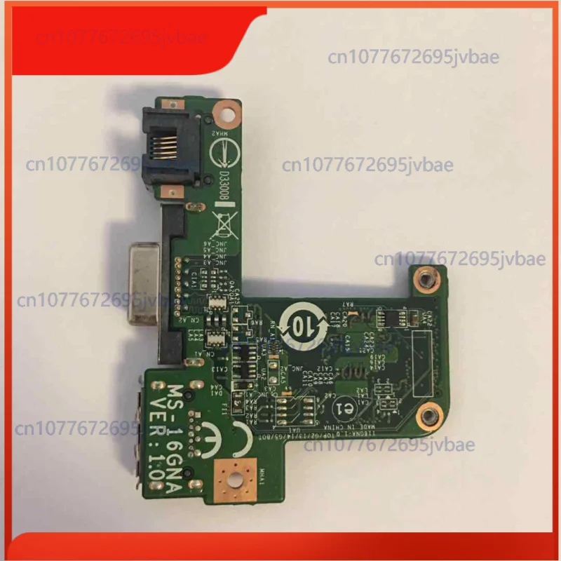 Dla MSI A6500 Port VGA USB Ethernet Board MS-16GNA 1.0