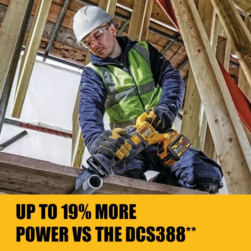 DEWALT DCS389 Brushless Cordless Reciprocating Saw FLEXVOLT® 60V Lithium Power Tools 3000SPM Bare Tool