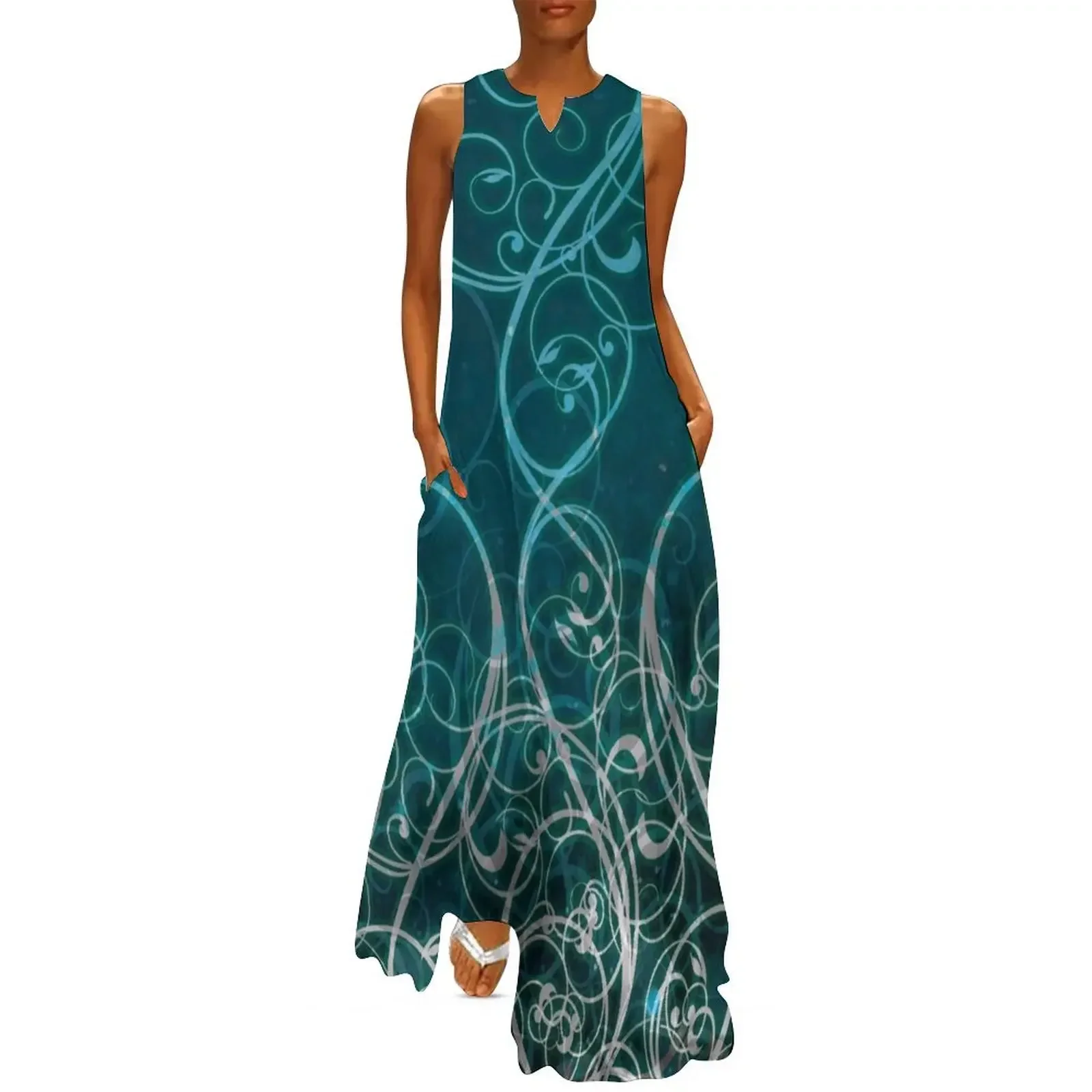 

Seaweed Tangle Long Dress summer women's suit Women's skirt festival outfit women beach outfits for women Dress