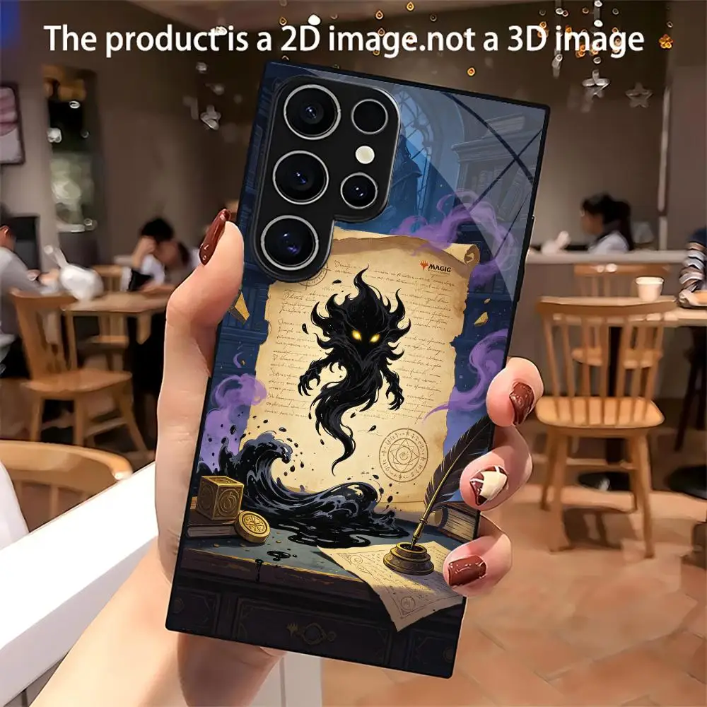 Ancient Magic Scroll Ink Monster print Phone Case Shockproof Protective Cover For Samsung Galaxy S26 25 24 23 22Ultra 5G FE