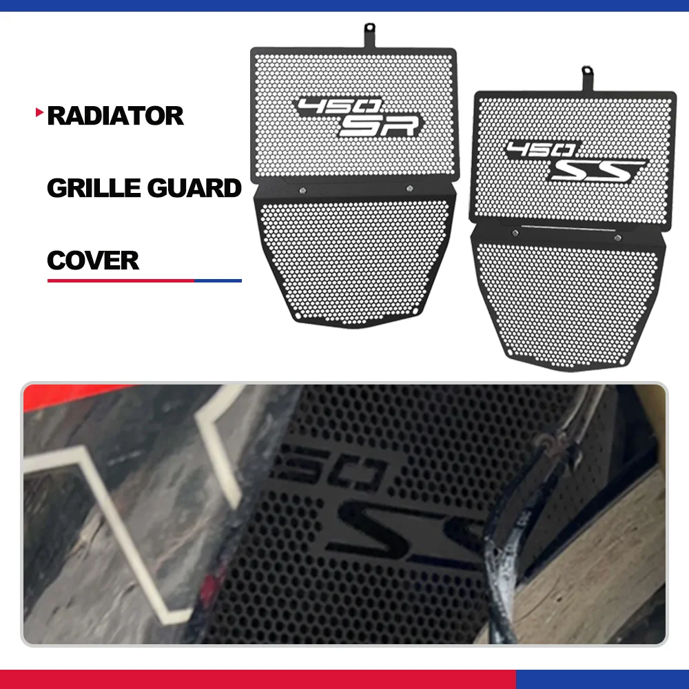 

For CFMOTO CF MOTO 450SR 450SS 450 SR/SS 2023 2022-2024 Motorcycle Radiator Grill Guard oil cooler Guard Protection Cover Set