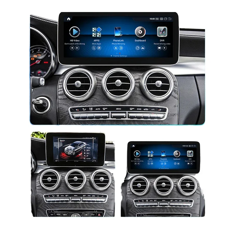 

-NEW Android 13 Car Carplay Screen For Mercedes E W212 C207 A207 2015-2018 Auto Multimedia Radio