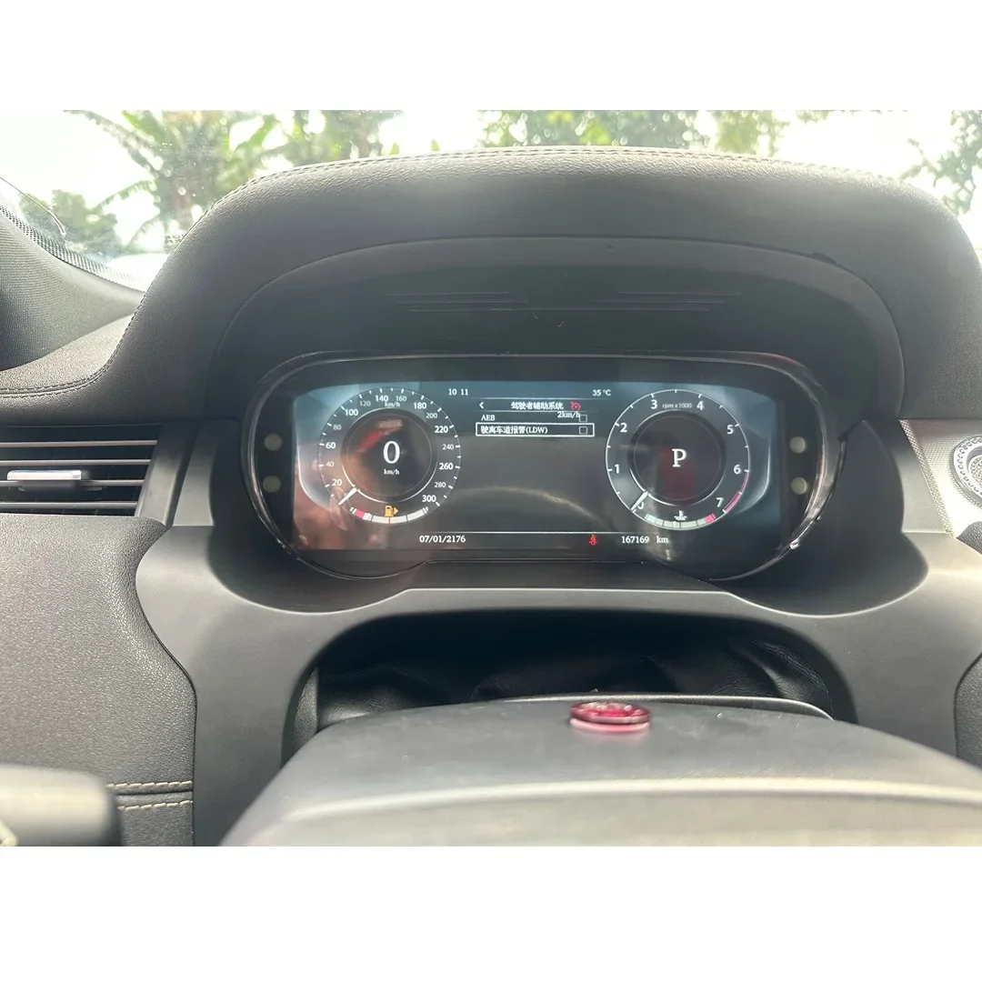 12.3 Inch For Range Rover Evoque 2012 2018 New Car Digital Cluster LCD Screen Speedometer Dashboard Linux System Plug And Play