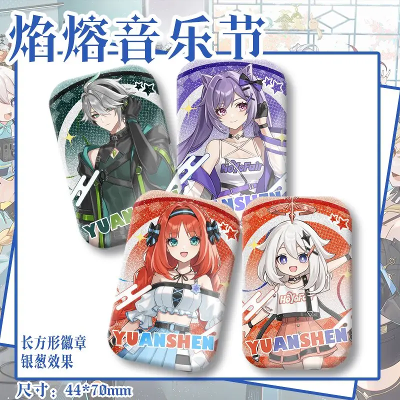 أنيمي جينشين تأثير فورينا دي فونتين الأثير لومين اياكس شارة سترة الجينز التلبيب دبوس جمع بروش حلية هدية الهالوين