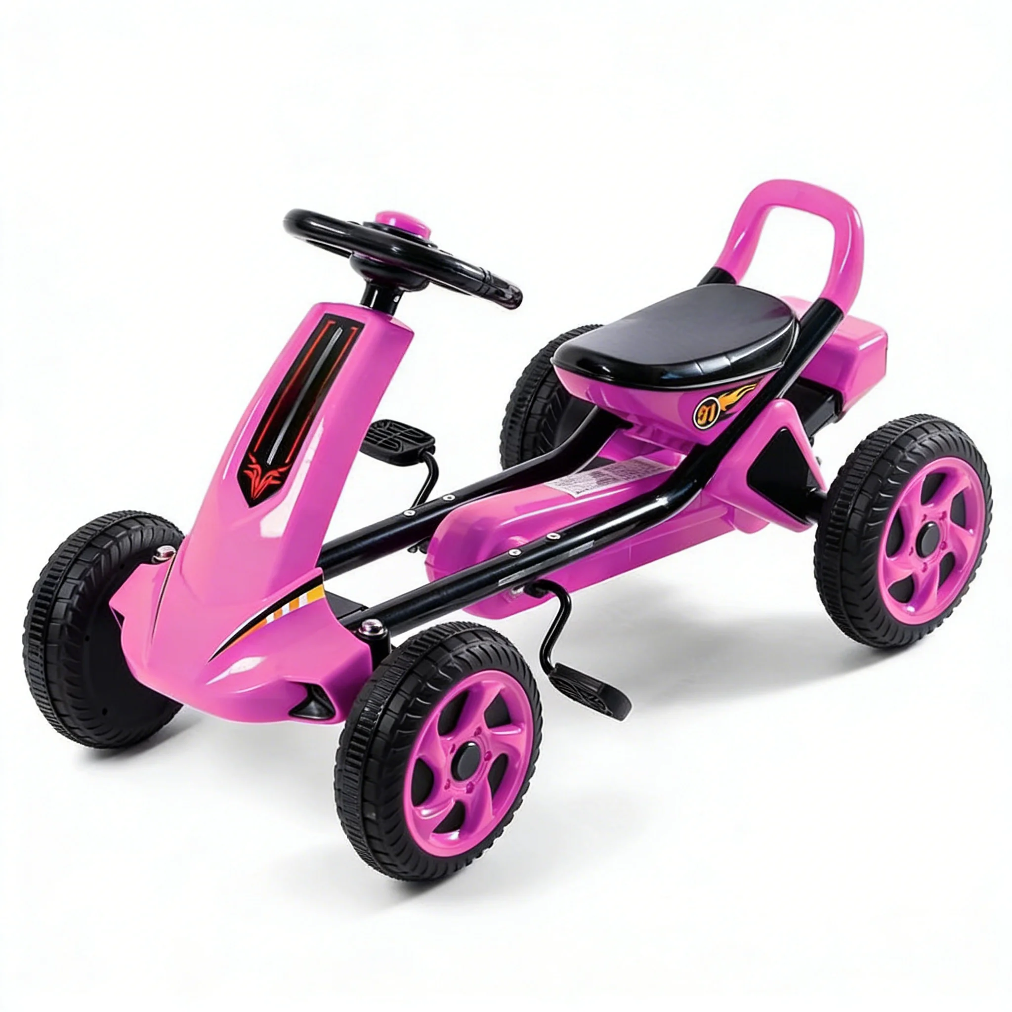 عربة صغيرة تعمل بالدواسات، سيا - مراجعة Go Kart Pedal Kids وسعره
