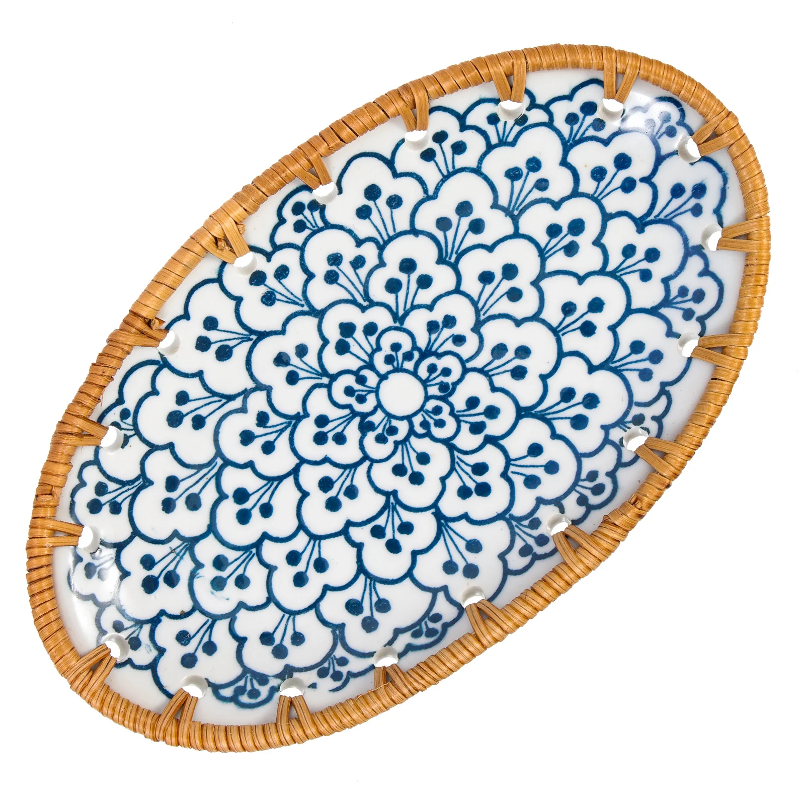 

Lightweight Woven Tray Premium Fruit Arrangement Tray Storage Basket for Living Room Bedroom Office Use