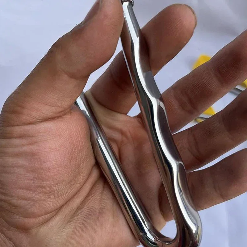 1 PC Creative V-รูปหนังแบน Slingshot สแตนเลสกลางแจ้ง EDC Camping การล่าสัตว์เครื่องมือ