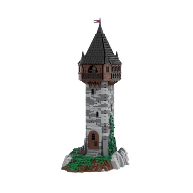 Blocs de construction assemblés à petites particules MOC-1773pcs, jouets de construction d'architecture de château médiéval, modèles 3D, cadeaux, puzzle ornam