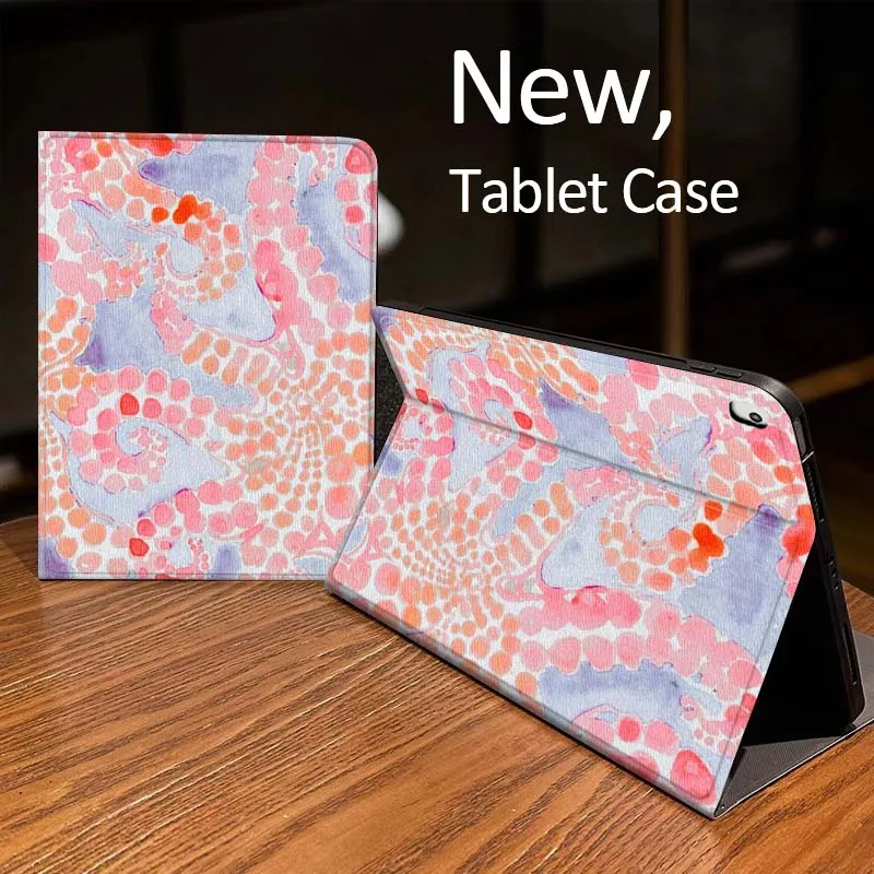 

Colorful Flower Pattern Art Case For iPad Pro mini Air 1 2 4 3 5 6 7 8gen 9gen 11 M2 M3 M4 6th 7th 10th 11th Gen 2025 Tablet