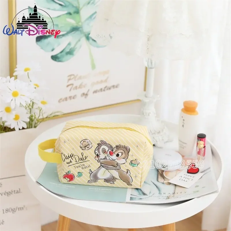 Disney Stitch New Women\'s Makeup Bag Cartoon Fashion Portable Makeup Bag Large Capacity Multifunctional Travel Storage Bag