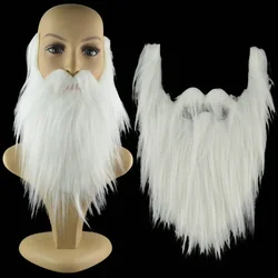 Robe de Barrage pour Adulte, Fausse Barbe Longue, Accessoires de Costume de Cosplay, Père Noël, Barbe, Sourcils, Moustache, Fournitures de ixde Noël