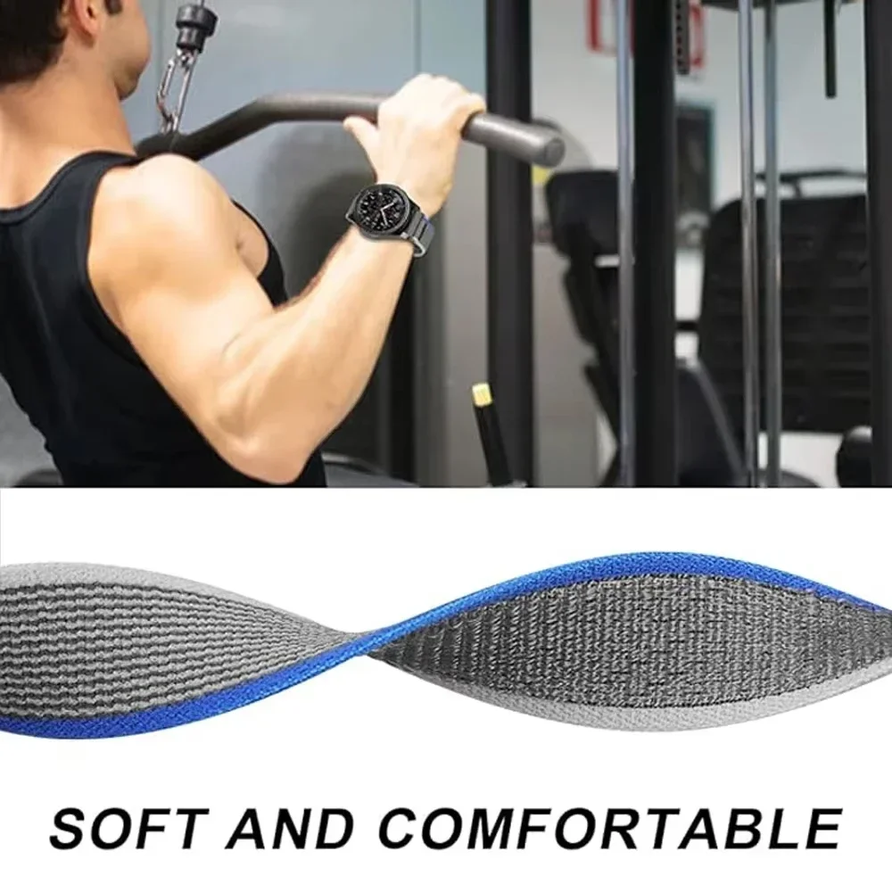 Correa de 20mm/22mm para Samsung Galaxy Watch 4 5 6 7 classic/active 2/3/Gear S3 Trail Loop pulsera Huawei Watch GT 2/2e/3 Pro