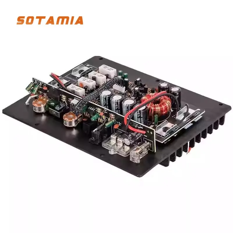

SOTAMIA 500W Car Audio Subwoofer 12 Volt Active Speaker Subwoofer High-power 12 Inch Speaker Power Amplifier Car