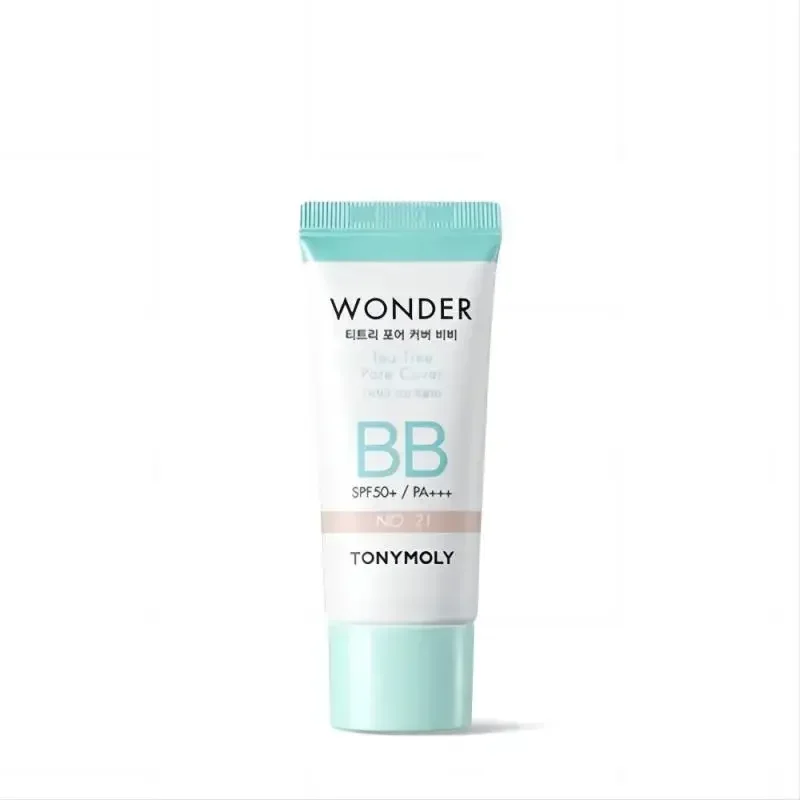 Trucco coreano Tonymoly BB Cream Foundation 30ml SPF50 Wonder Tea Tree Pore Cover Primer crema solare correttore cosmetico Rare Beauty