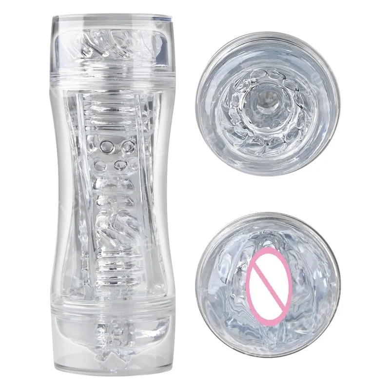 Men's Penis Trainer Pocket Pussy Realistic Adult Adult Endurance Exercise Sex Products Pocket Pussy Adult Sexy Sex Toy For Men - Image 2
