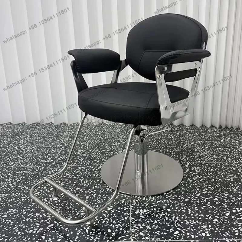 LJY Comfortable Unique Barber Chair Simple Nordic Personalized Modern Hairdresser Chair Beauty Salon Kapperstoel Hair Furniture