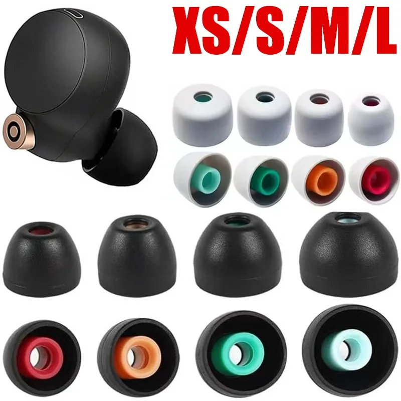 6Pcs Replacement Earbuds Silicone Ear Tips for Sony WF-1000XM5 1000XM4 1000XM3 Eartips Soft In-ear Eartips Earphone Earplugs