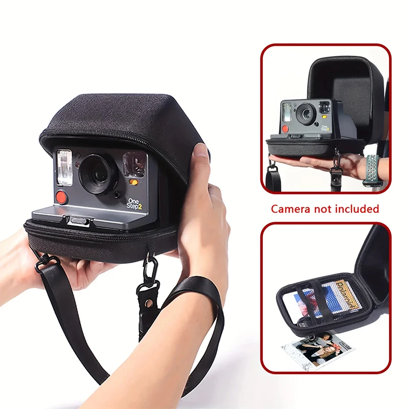 حقيبة كاميرا فورية عالمية حافظة حماية صلبة من مادة EVA لـ Polaroid Go/OneStep/OneStep+/Onestep 2/Now/Now+/Gen 2/Polaroid Flip #2