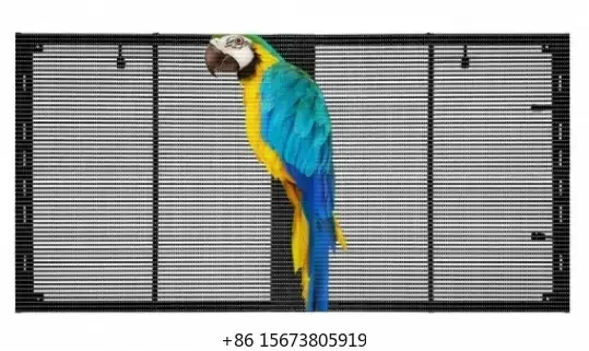 Shop Electronic Billboard Hanging Transparent Video Wall Led Screen Panel Display