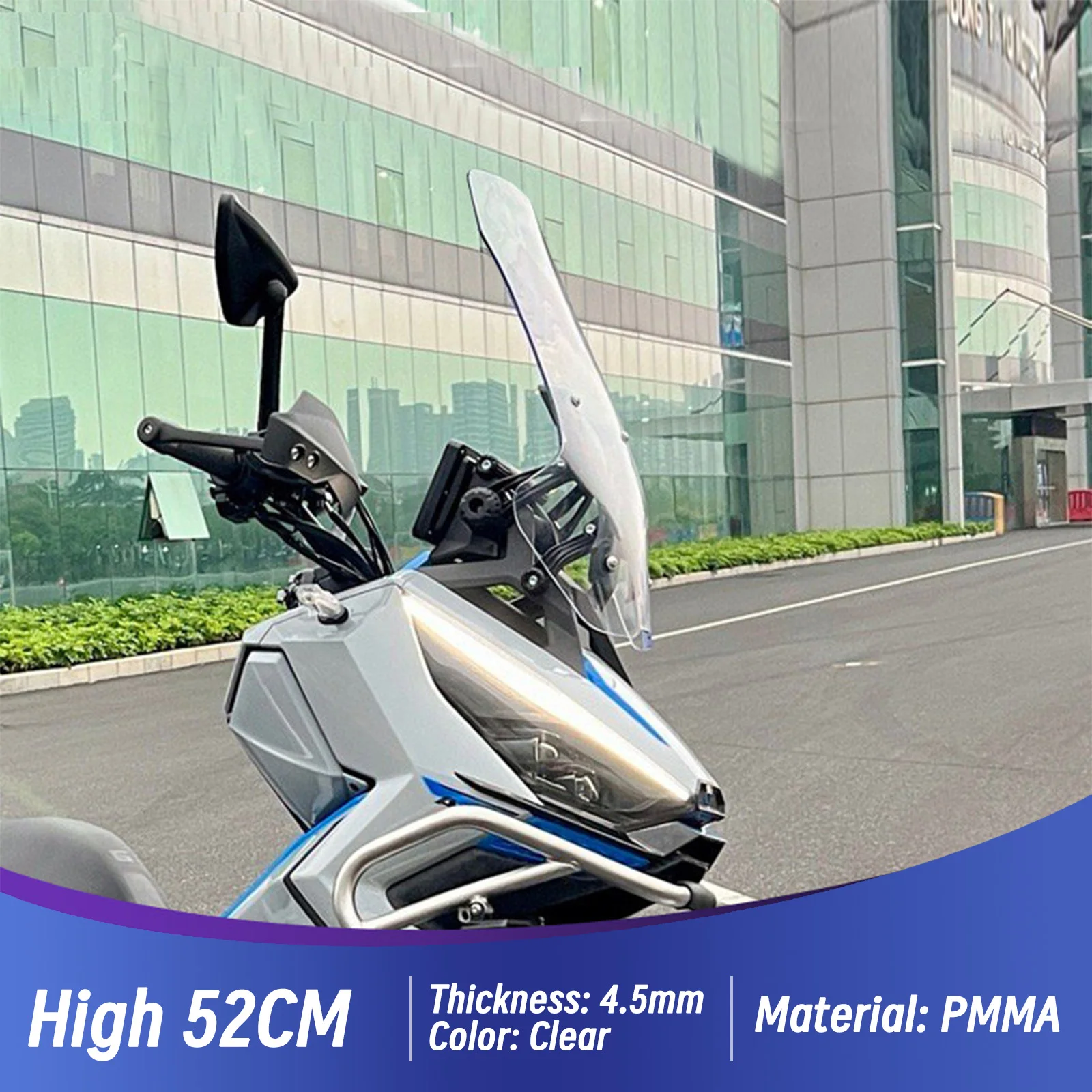 

Front Windscreen Wind Deflectors Modified Heightened Windshield Motorcycle Accessories For ZONTES 368 G 368g