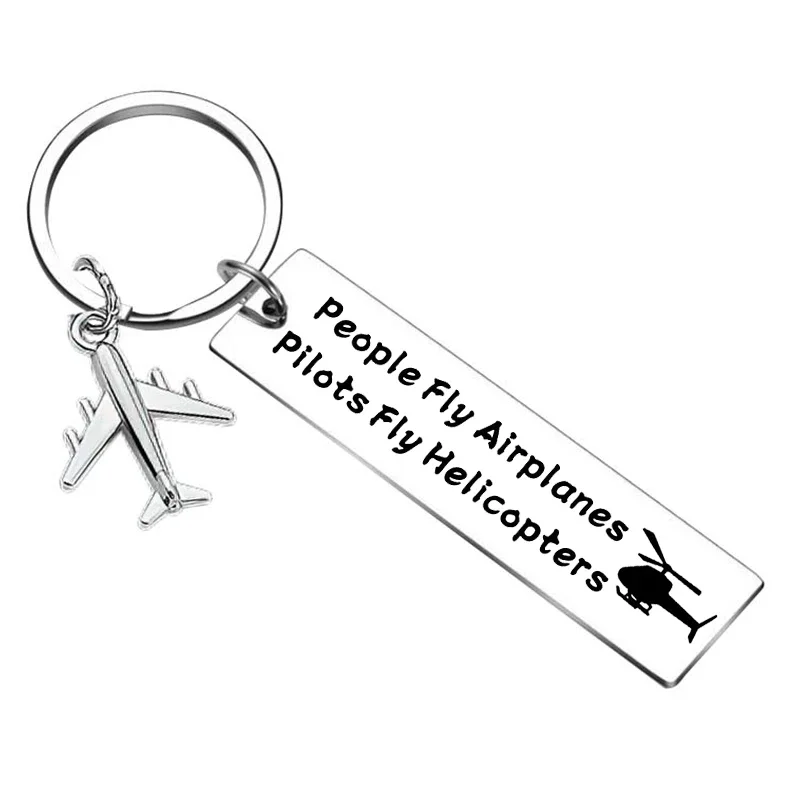 Pilot Gift Flight Crew Gift You Can Be My Wingman Any Time Keychain keyring Gift For Fans