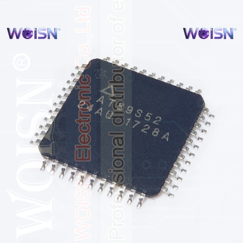 TQFP-44 AT89S52 AT89S52-24AU Trending Electronic Parts Ready Stock Fast Shipping Small MOQ Mixed Batch Discount