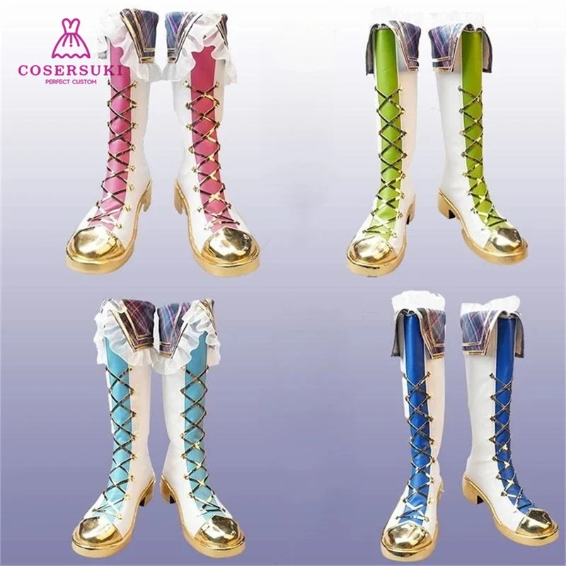 

lovelive!Liella Keke Tang Chisato Arashi Sumire Heanna Ren Hazuki Cosplay Boots Shoes for Halloween Carnival Performance