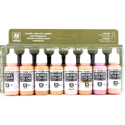 Vallejo Paint Facial Skin Color Set 70124 Spanish AV Environmentally Friendly Water-based  model pigment