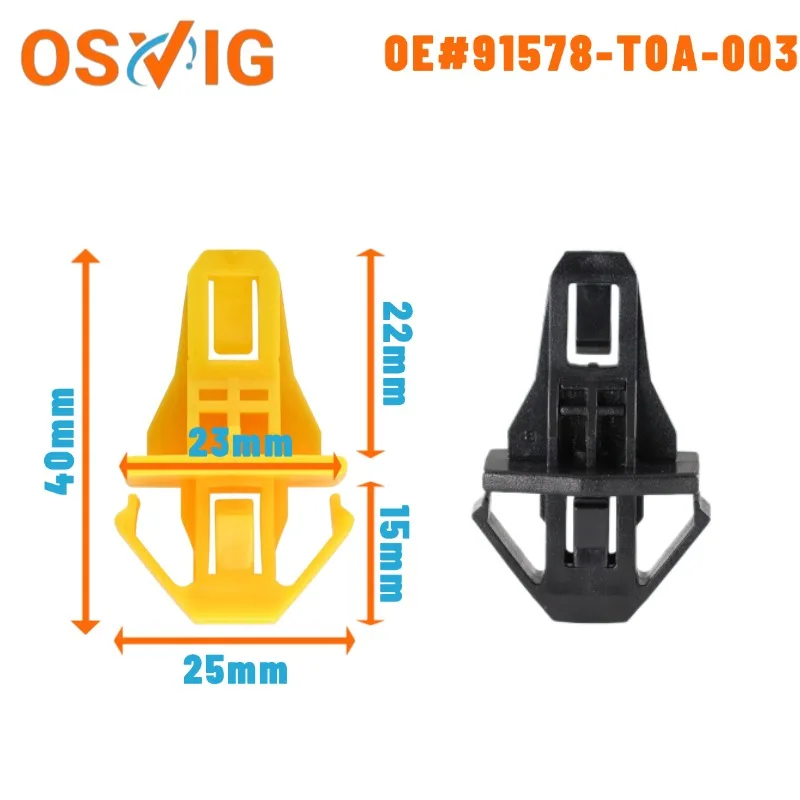 

20PCS OE#91578-T0A-003 91578SW5003 91578SV4003 Suitable for honda car front grille clips