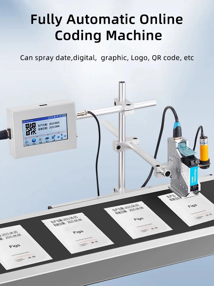 Дешевый 4,3-дюймовый термоструйный принтер H430, 12,7 мм, машина для кодирования партии, пластиковый пакет для бутылок