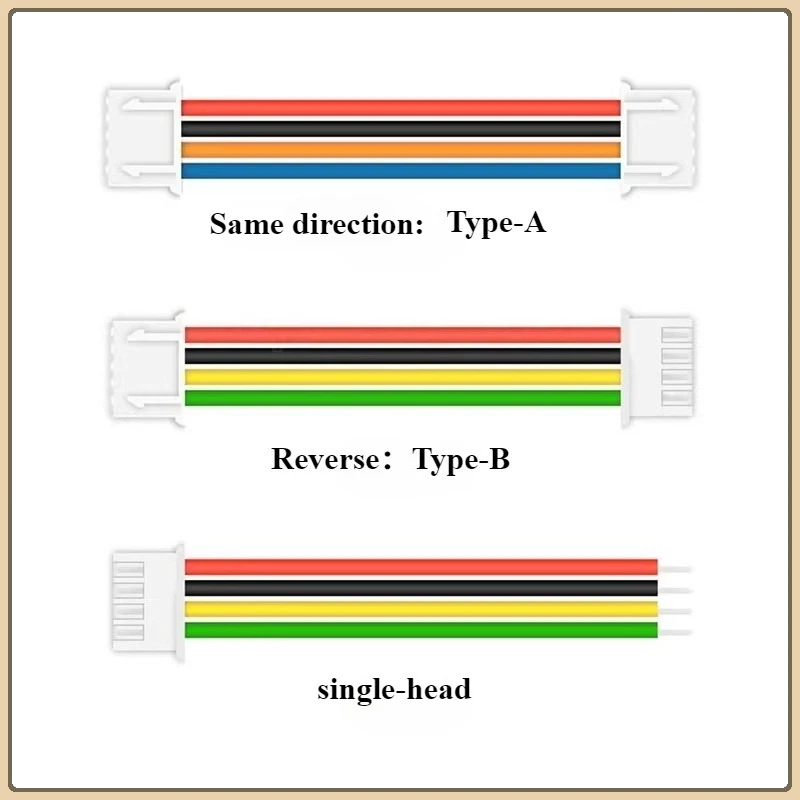 450 قطعة/الوحدة 1.0 مللي متر الملعب SH.1mm 3/4/5/6Pin الأسلاك الإلكترونية كابل 28AWG رابط مخصص #4