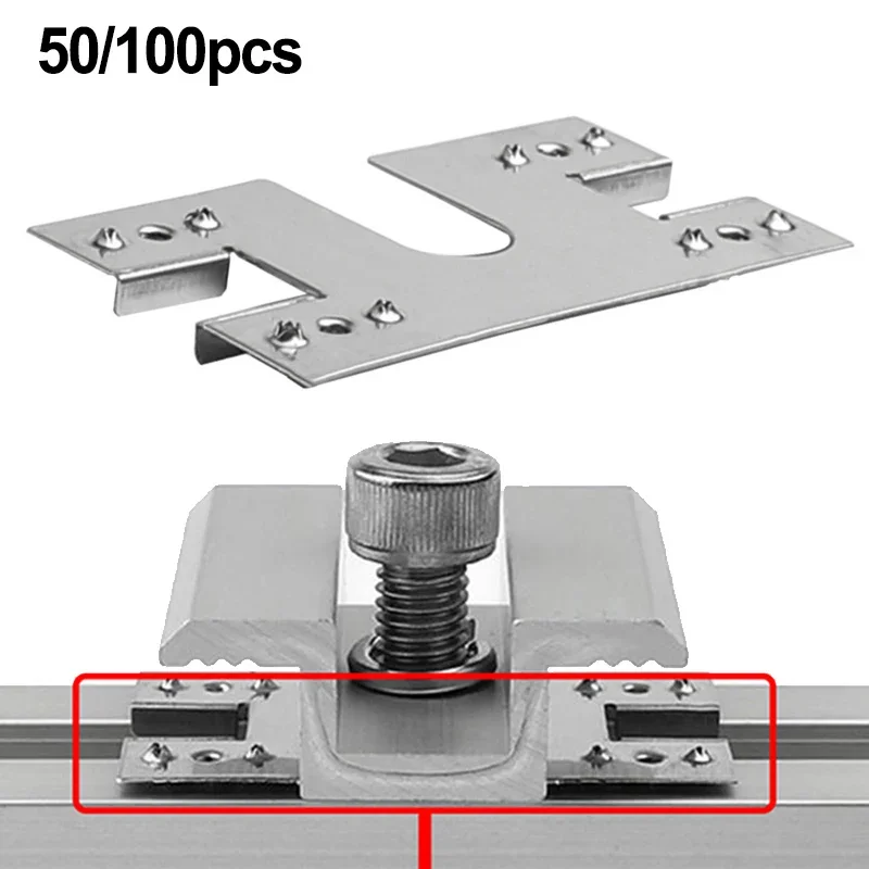 

Installation Kit Solar Installation Tools 28x50mm Solar Panel Washer Compatibility With Rails Durability Material