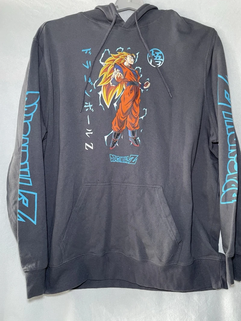

Толстовка с капюшоном Dragon Ball Z Goku Super Saiyan Toei Animation, мужской модный джемпер, женский высококачественный осенне-зимний спортивный свитер