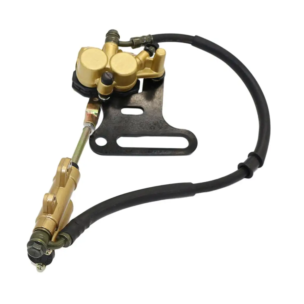 Motorcycle Rear Hydraulic Brake Master Cylinder Aluminum Pump Assembly for Pit Quad ATV Buggy 110cc