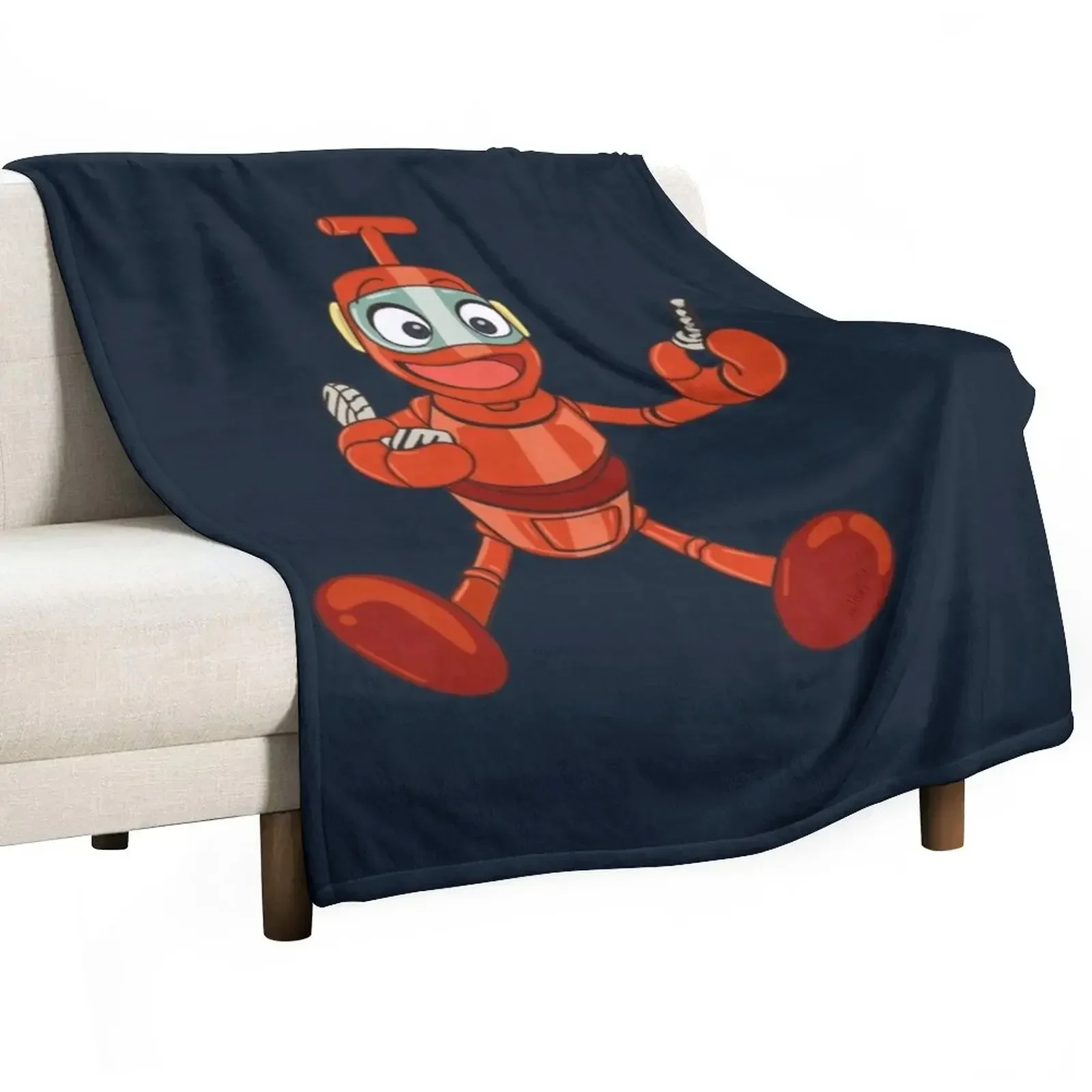 

Nono the little robot character of Ulysse 31 Throw Blanket For Decorative Sofa Cute Moving Soft Plaid Blankets