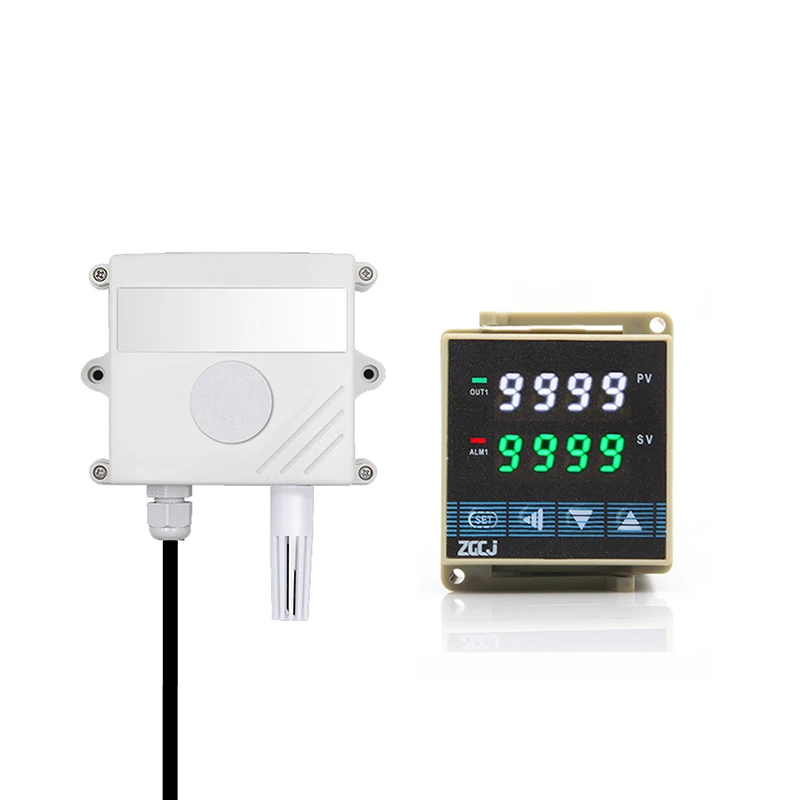 0-5000ppm CO2 Controller Gas detector carbon dioxide regulator with low and high alarm relay output CO2 monitor