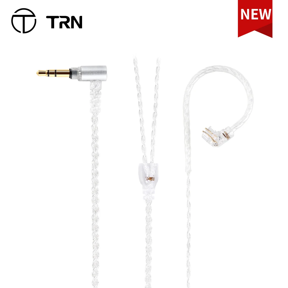 

TRN A2 Balanced Cable Silver Plated Cable HIFI Earphone 2M/3M Connector Use For TRN VX PRO TA1 MT1 CS2 BAX For KZ