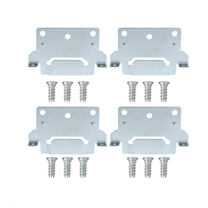 

Bed Bracket Kit 4Pcs for Skorva Midbeam Rack Mounting Hardware Screws Set Camper Conversion Fittings with 12Pc Fastener