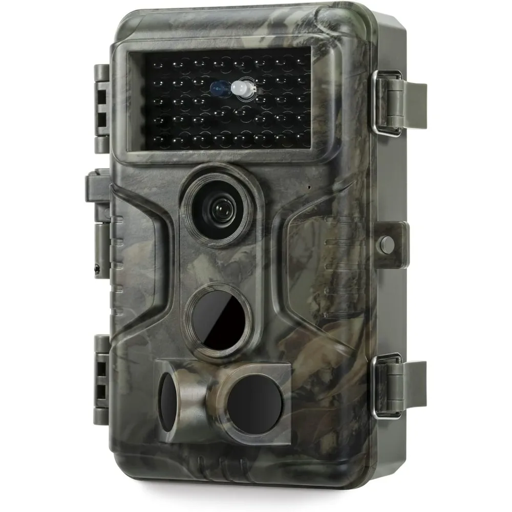 

A3S Trail Camera,64MP 1296p Game Camera and Clear 100ft No Glow Night Vision,Fast 0.1s Trigger Speed Motion Activated Waterproof