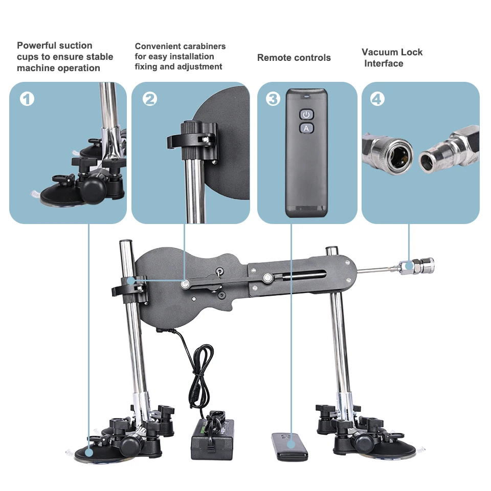 VAZEEK-Machine Sexuelle Silays euse et Injuste, Appareil de Masturbation existent avec Gode, Jouets Sexuels, Accessoires de Rêves pour Hommes et Femmes, 72W