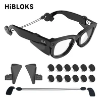 HiBloks para RayBan Meta Wayfarer Skyler Headliner GEN1 y GEN 2 pegatinas de sombrilla/gafas deflectores cordón accesorios para gafas