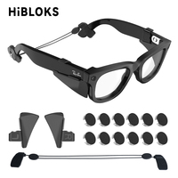 HiBloks For RayBan Meta Wayfarer RW4006 4008 Skyler Headliner Sunshade Stickers/Baffle Glasses Lanyard Set Glasses Accessories