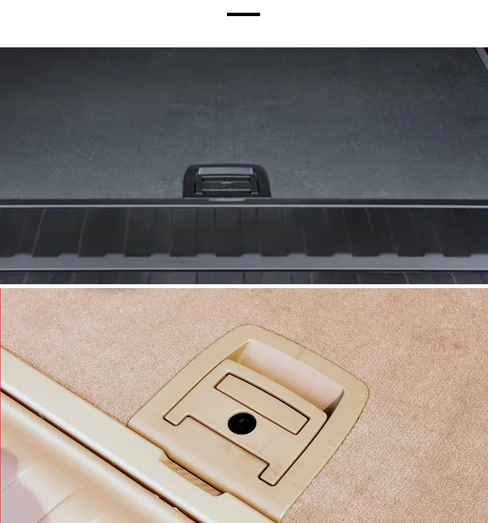 Auto Hinten Gepäck Stamm Deckel Boot Matte Boden Teppich Schalter Latch Griff Für BMW X5 X6 E70 E71 E72 F15 F16 5GT F07 51479120284 – Detail 7