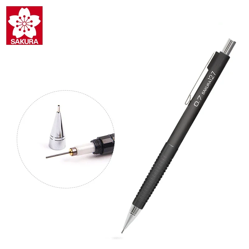 SAKURA Mechanical Pencil 0.3/0.5/0.7/0.9mm Press Automatic Pencil Propelling Pencils Sketch Supplies